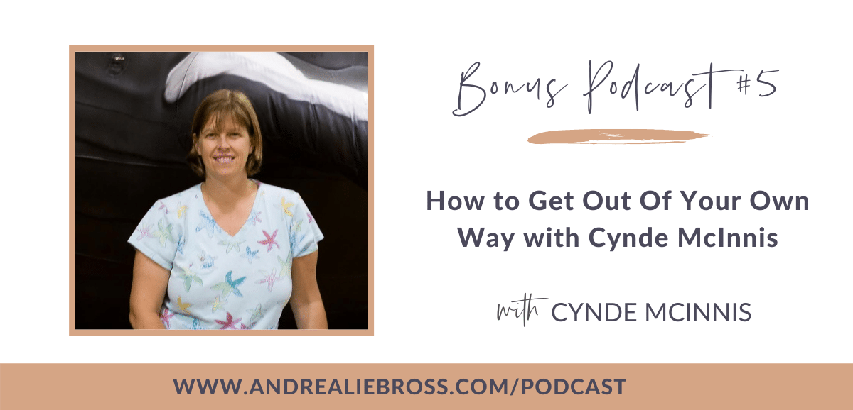 Bonus Podcast #5: How to Get Out Of Your Own Way with Cynde McInnis